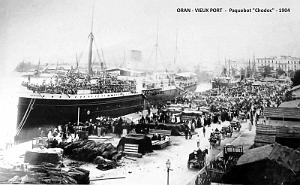ORAN - PORT - PAQUEBOT CHODOC - 1904 - 01